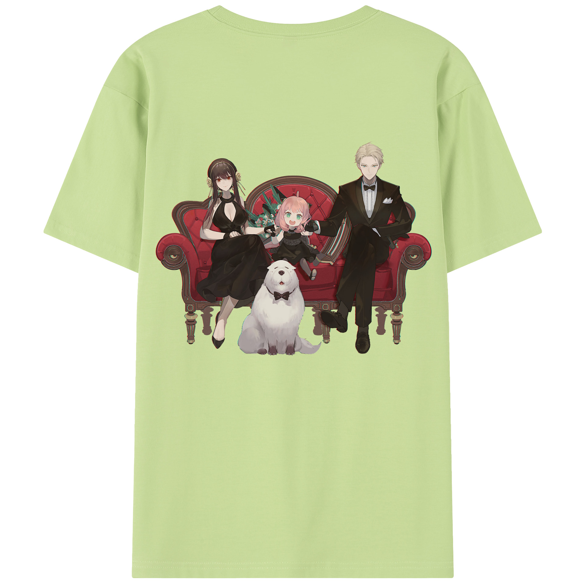 （画像用） SPY×FAMILY间谍家家酒 綿100％半袖Tシャツ（背面プリント）